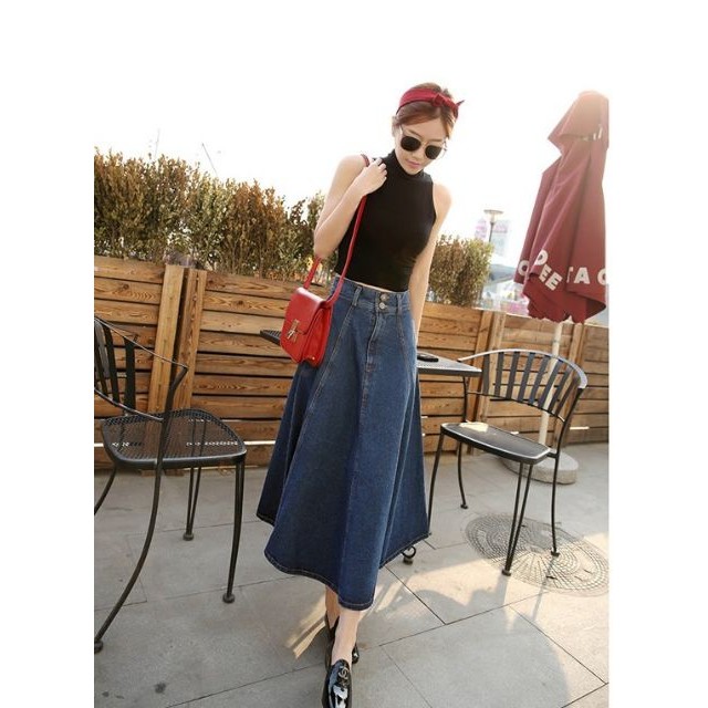 Chân váy Jean Xòe Quãng châu | BigBuy360 - bigbuy360.vn