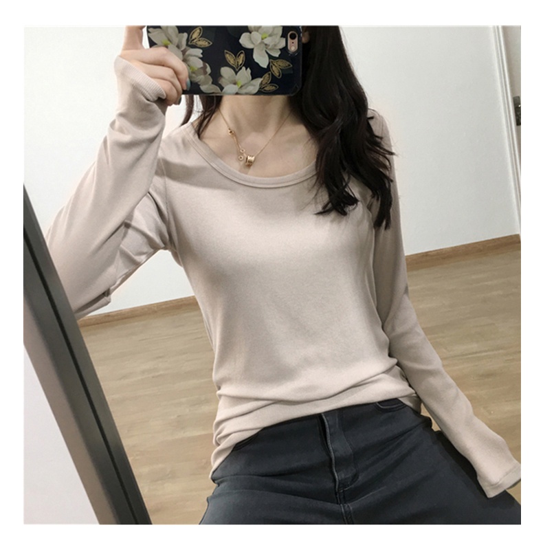 Áo Thun Tay Dài Thời Trang Hàn Quốc Cho Nữ