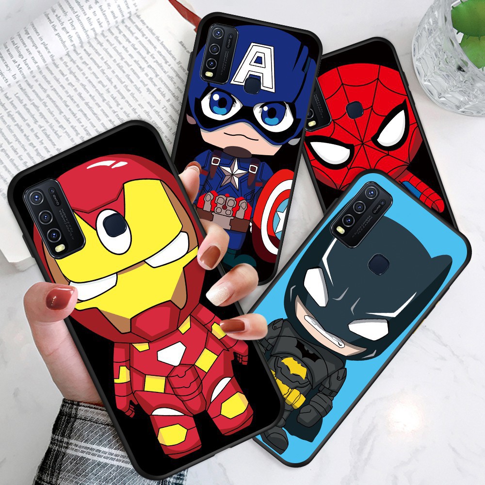 Ốp iPhone ốp lưng iphone mặt kính  in hình siêu anh hùng Avenger cho IPhone 5 5S SE 6 6S 7 8 Plus