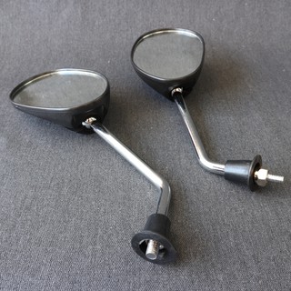 Một cặp gương chiếu hậu chân xi bóng chân răng ốc 8ly và 10ly răng thuận 2 bên trái phải