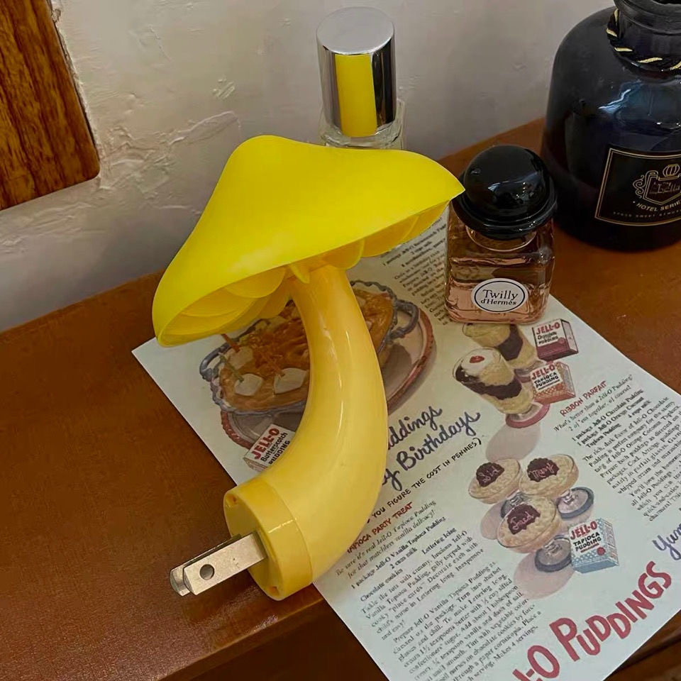 Đèn ngủ hình cây nấm nhỏ cảm biến ánh sáng