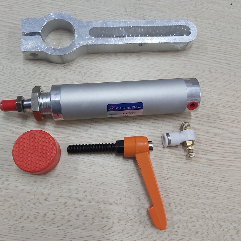Bộ bittong kẹp nhôm cho máy cắt nhôm _𝐅𝐑𝐄𝐄 𝐒𝐇𝐈𝐏_ Bộ pistong khí nén kẹp giữ phôi