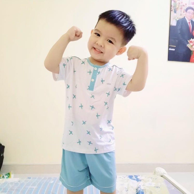 Nous kid -  Bộ cộc tay nous cho bé trai, bé gái từ 2 đến 6 tuổi