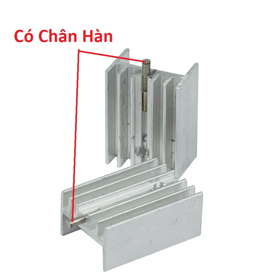 ( 2 Cái ) - NHÔM TẢN NHIỆT TO-220 Kích thước 20x15x11mm