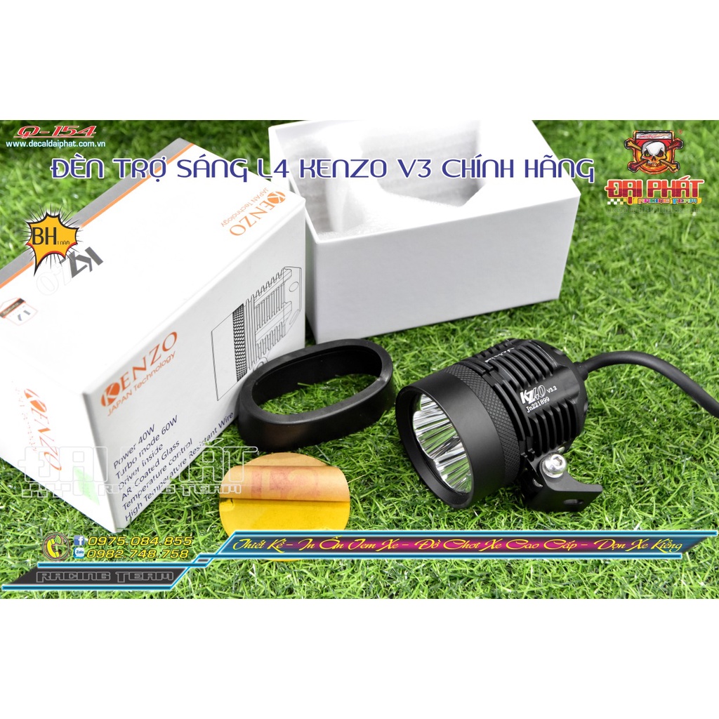 ĐÈN TRỢ SÁNG L4X KENZO V3 CHÍNH HÃNG