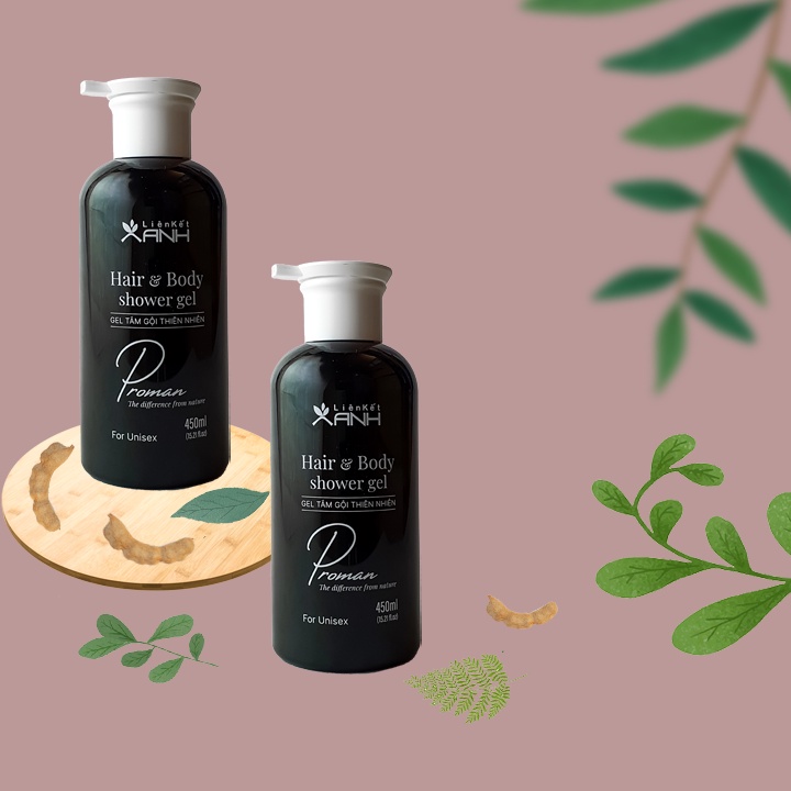 DẦU TẮM GỘI THIÊN NHIÊN PROMAN