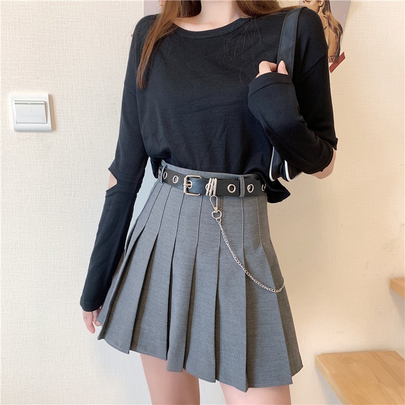 ❤ CHÂN VÁY NGẮN NỮ THIẾT KẾ DÁNG XÒE XẾP LY
