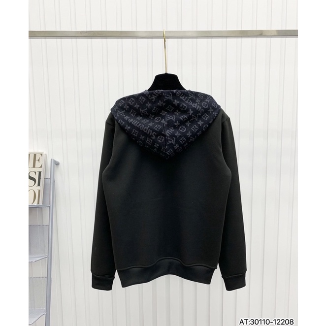 Áo nỉ hoodie hoạ tiết mũ gc lv dio bb chất nỉ bông,áo nỉ có mũ hoạ tiết lv gc dio bb