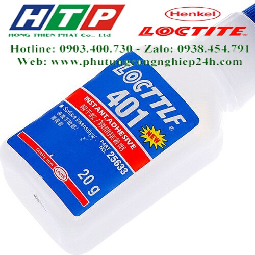 Thông tin kỹ thuật keo loctite 401-20gr