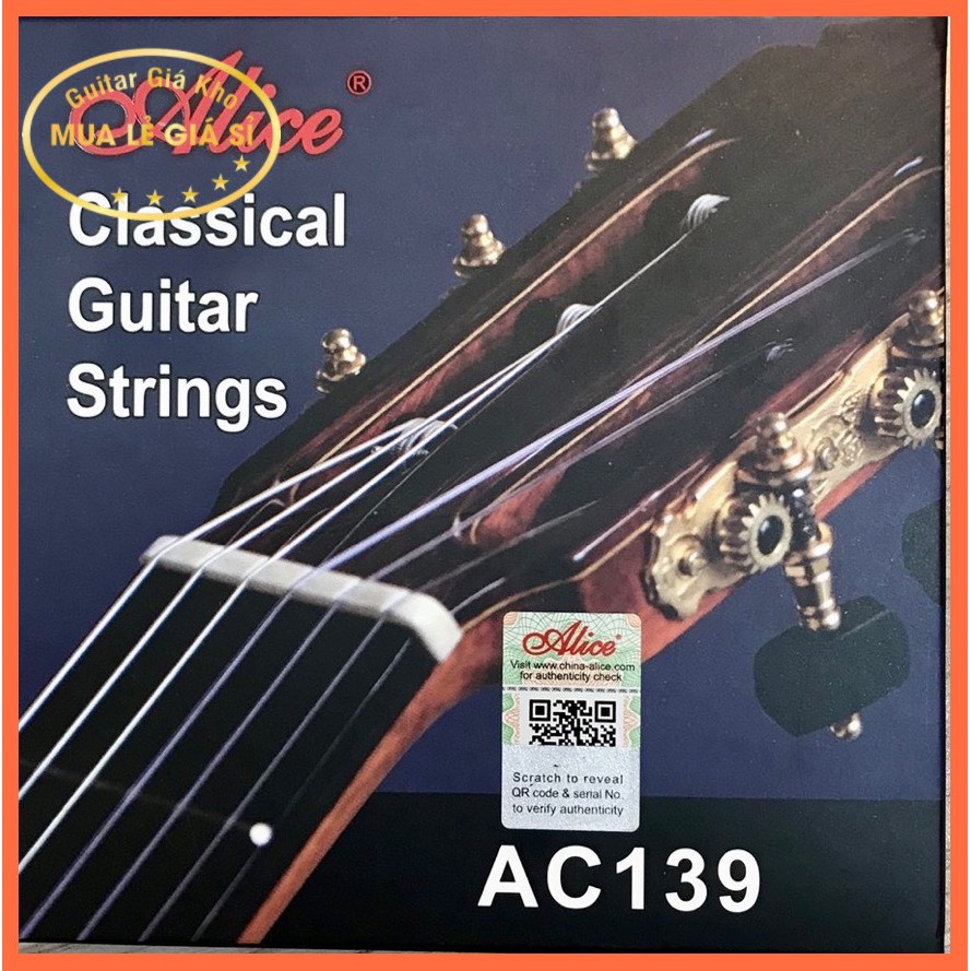 Mua lẻ giá sỉ bộ 6 Dây đàn guitar Classic Alice AC-139 [Chính Hãng ]