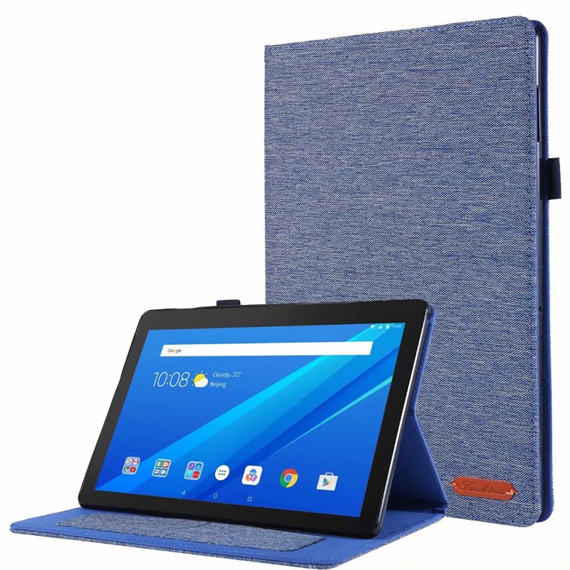 Bao da PU và vải jean dễ thương cho máy tính bảng Lenovo Tab E10 TB-X104N TB-X104F X104L | BigBuy360 - bigbuy360.vn
