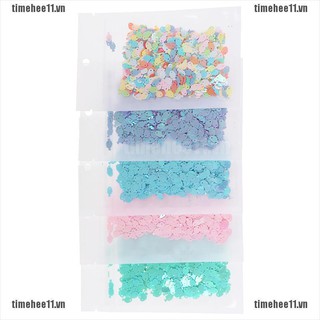 10g/bag 6*8mm Colorful Fish Sequins DIY Material Sequins Fitti