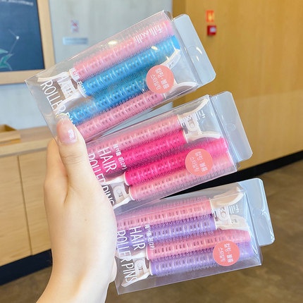 2 PC Kẹp phồng chân tóc, lô cuốn tự dính tóc chỉ tạo độ bồng bềnh cho tóc Hàn Quốc lô cuốn tóc mái bay 2022