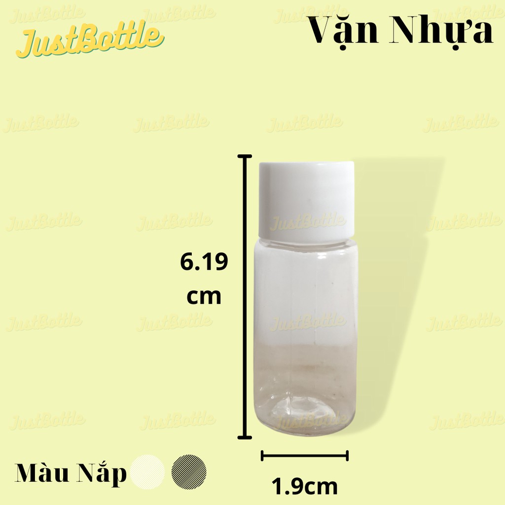 LỌ CHIẾT MỸ PHẨM 20ml có vòi nhấn xịt giá rẻ  VỎ CHAI NHỰA PET TRONG SUỐT NHỎ du lịch mini