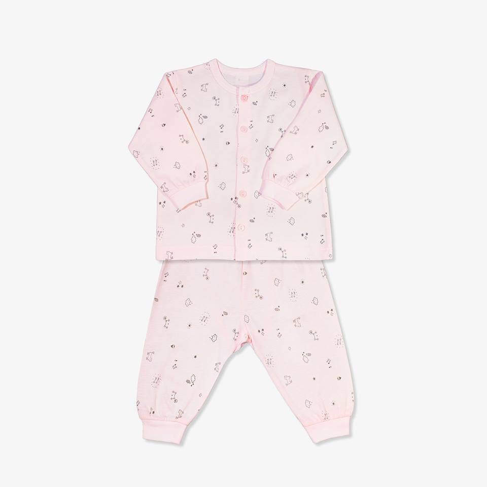 Bộ Sơ Sinh Dài Tay, Nút Giữa MIOMIO. Họa Tiết; Thỏ, Sọc, Mèo Mây Cho  Bé Gái Bé Trai , 100% Cotton
