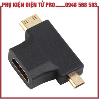 Đầu Chuyển Hdmi Đa Năng - Đầu Nối Hdmi 3 Đầu