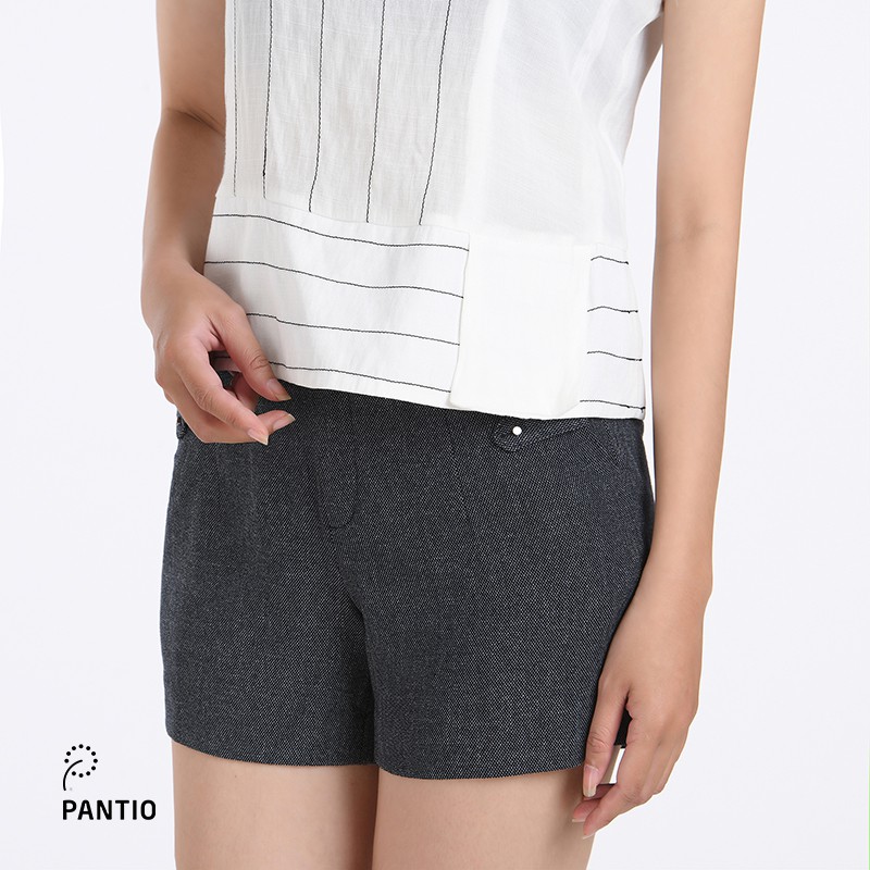 Quần short nữ chất liệu Thô, dáng suông FQN5237 - PANTIO