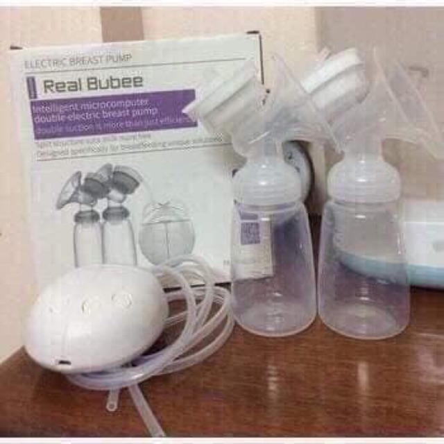 Máy vắt sữa điện đôi real bubee