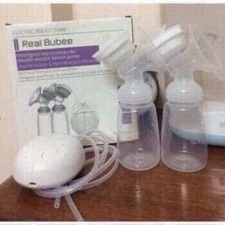Máy vắt sữa điện đôi real bubee