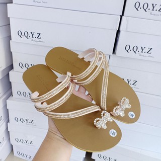 dép xỏ ngón nơ đá 3 dây