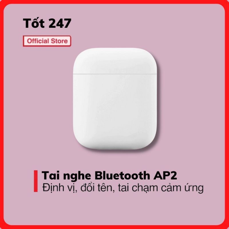 Tai Nghe Bluetooth QP2 TWS Không Dây Bản Quốc Tế Định Vị Đổi Tên Tự Động Kết Nối Chạm Cảm Ứng Dùng Cho ĐT