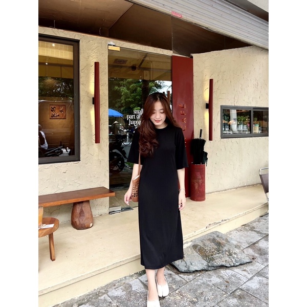 Đầm len hàn form suông thiết kế Ma Vie