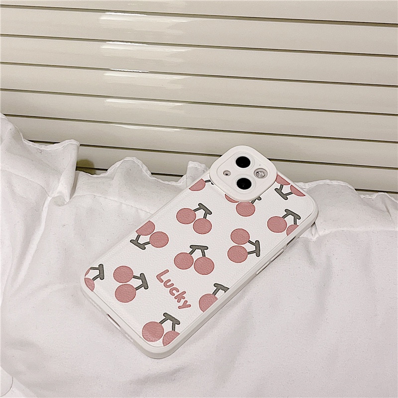 Ốp lưng iphone Ốp Điện Thoại Họa Tiết Trái Vải Cho Iphone7 / 8plus / x / xs / 11 / 14pro / 13 / pro / max / plus / Promax Dinuo case