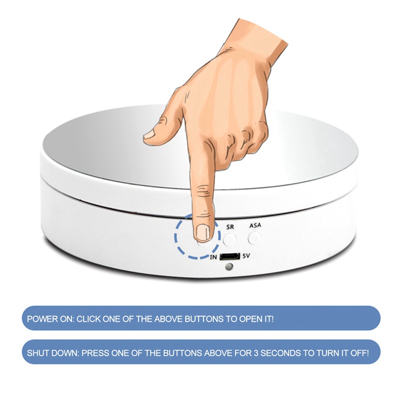 Đế Xoay Tròn 360 Độ Trưng Bày Phông Nền Chụp Ảnh Studio Mới