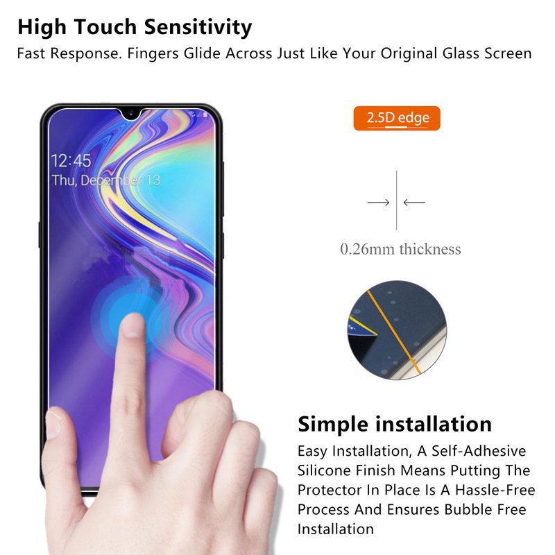 Kính Cường Lực Samsung M20- KO FULL, 9H-0.26mm
