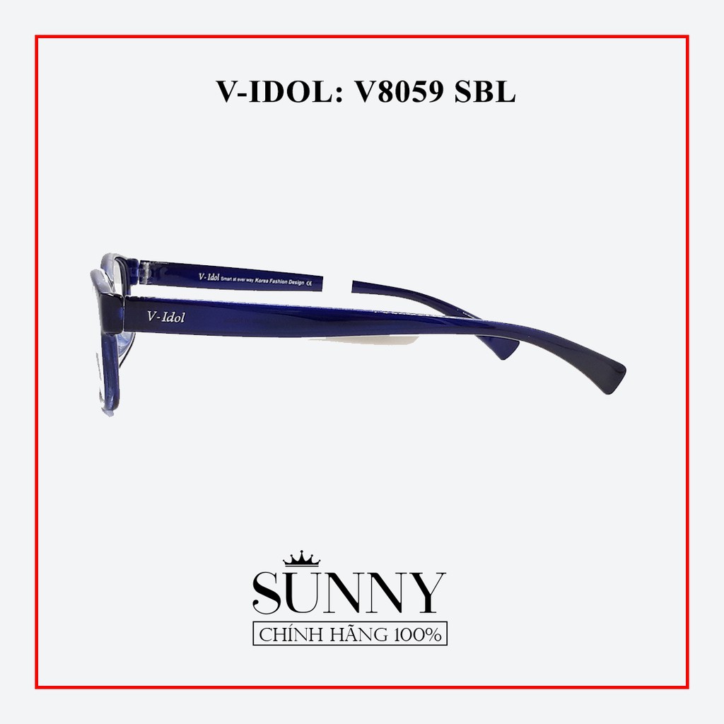 Gọng kính V-idol V8059 - sp chính hãng kèm tem chống hàng giả của bộ công an.