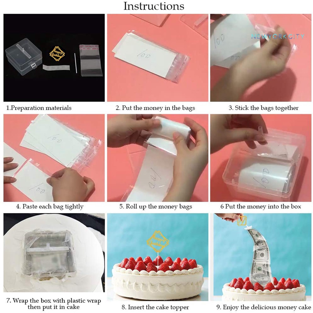 Hộp Đựng Tiền Trang Trí Bánh Sinh Nhật Vui Nhộn