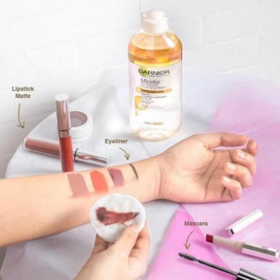 Nước tẩy trang garnier pháp 400ml, 125ml dầu vàng nắp trắng | BigBuy360 - bigbuy360.vn