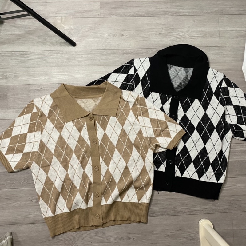 Áo Crotop Polo Len Mongtoghi Hình Quả Trám 2 Màu Siêu hOT | BigBuy360 - bigbuy360.vn