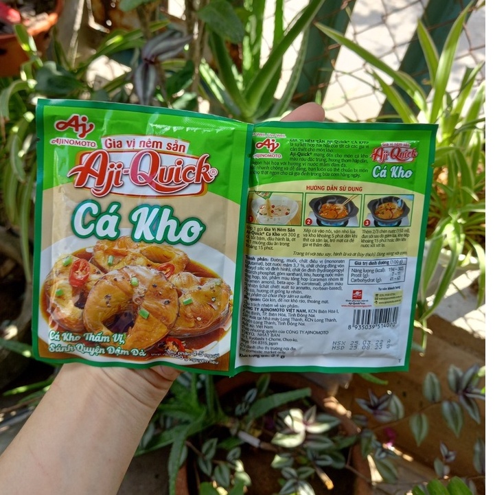 Gia vị nêm sẳn Cá kho/Thịt kho Ajiquick
