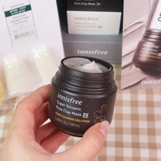 Mặt Nạ Đất Sét Innisfree Super Volcanic Pore Clay Mask 2X 100ml-Gauheohouse