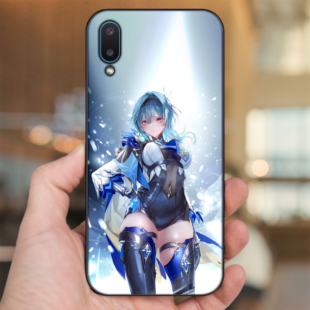 Ốp lưng Samsung A02 viền đen in hình Eula Genshin Impact