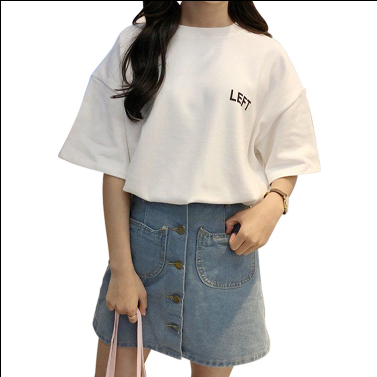【Fugui Brand】 Học sinh áo len Summer Hàn Quốc, cổ áo ngắn, áo s ơ mi, áo sơ mi phụ nữ