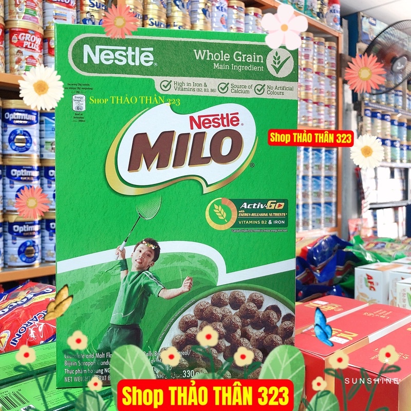 Date T01/2023- Ngũ Cốc Ăn Sáng MILO Nestlé 330gram