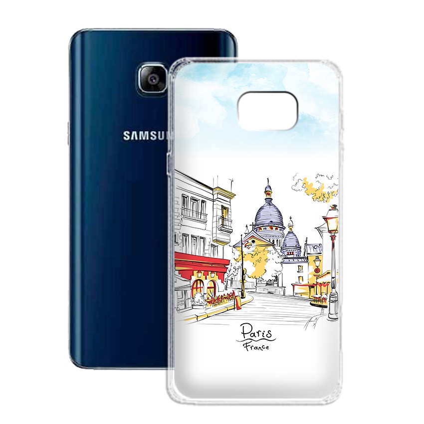 Ốp lưng Samsung Galaxy Note 5 in họa tiết du lịch các nước tranh phong cảnh mùa hè - 01061 Silicone Dẻo