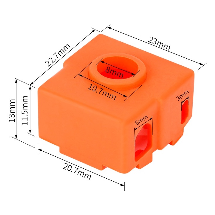 Cụm đầu in J-Head Creality CR6 SE cải tiến tương thích Creality CR-6 SE, Ender 3 v2, Cr10 ,...