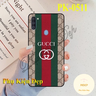 Ốp lưng SamSung A11 - Ốp dẻo đen in hình Họa tiết Gucci siêu sang