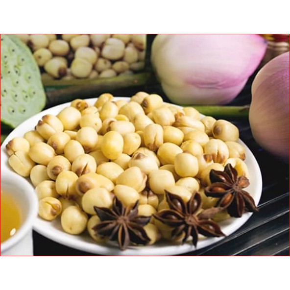 LON 300G HẠT SEN SẤY MỘC GIÒN KHÔNG ĐƯỜNG TAN TRÊN ĐẦU LƯỠI