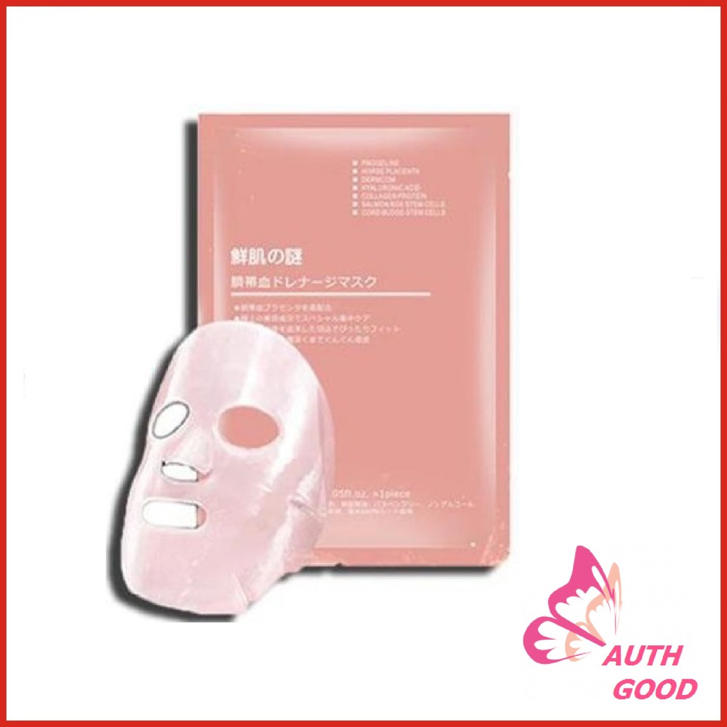 Mặt Nạ 💖FREESHIP💖 mặt nạ Tế Bào Gốc Nhau Thai Rwine Beauty Steam Cell Placenta Mask Nhật Bản (01 miếng)