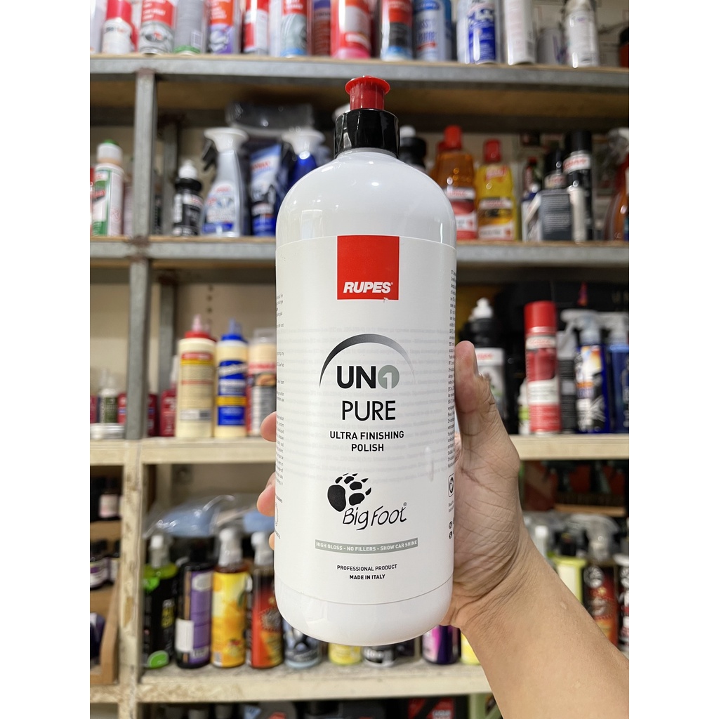 PASTE/XI ĐÁNH BÓNG BƯỚC 3 RUPES UNO PURE UNTRA FINISHING POLISH 9.PURE 1L