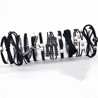 dây cột tóc dễ thương tiện dụng (sét 12 dây)