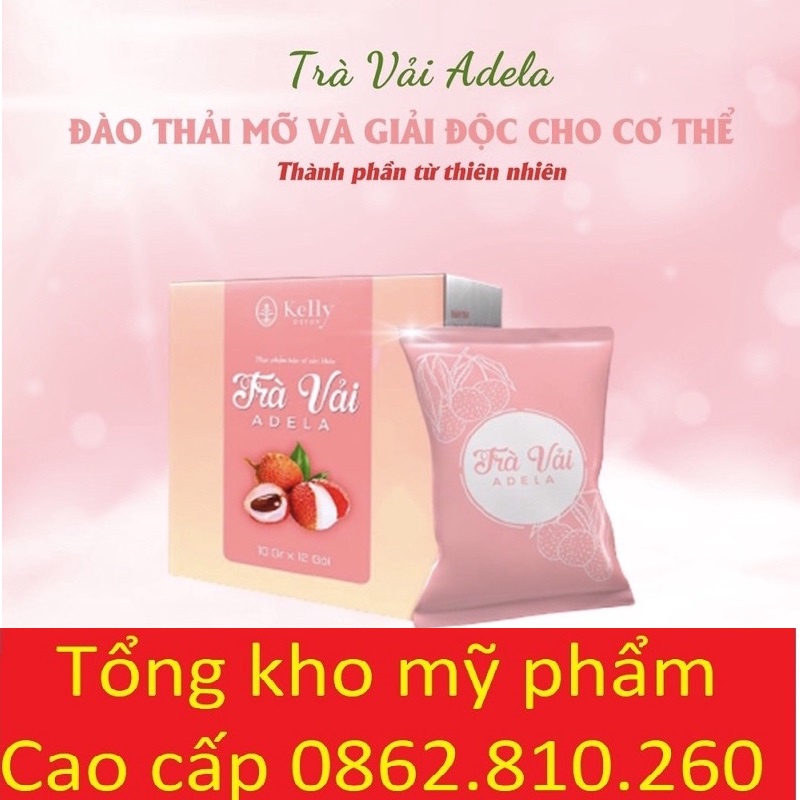 Trà Vải Adela Giảm Cân chính hãng Kelly detox
