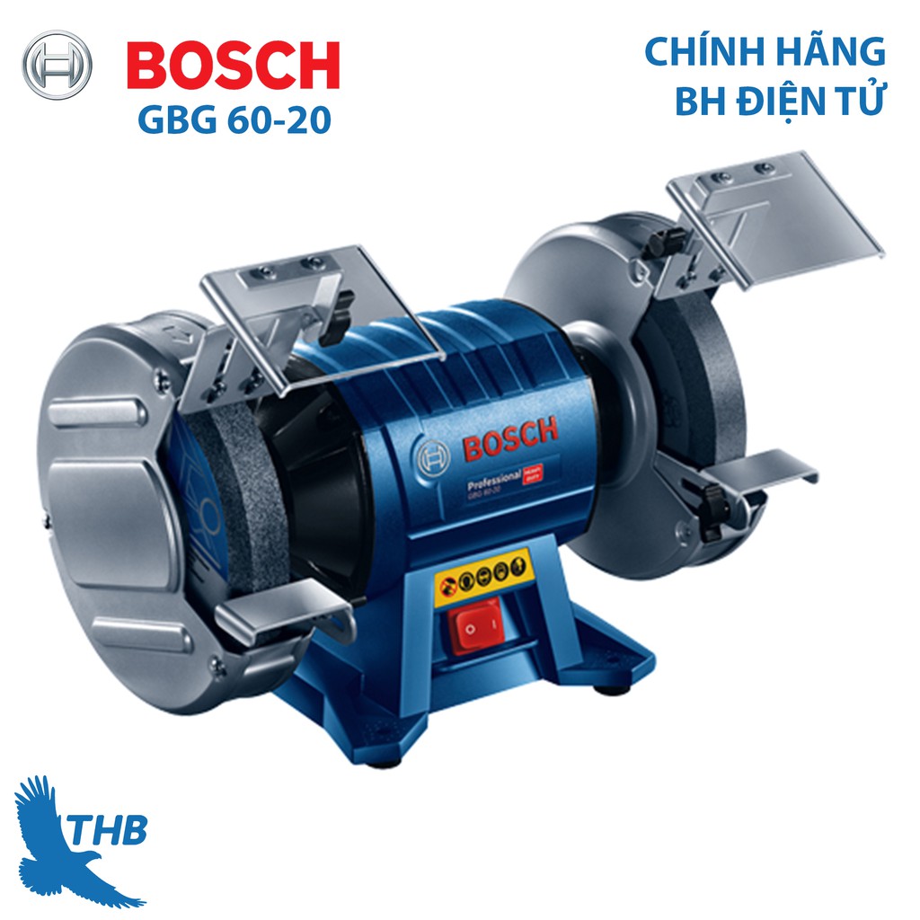 Máy mài để bàn hai đá Bosch GBG 60-20 dùng cho các ứng dụng khó khăn nhất