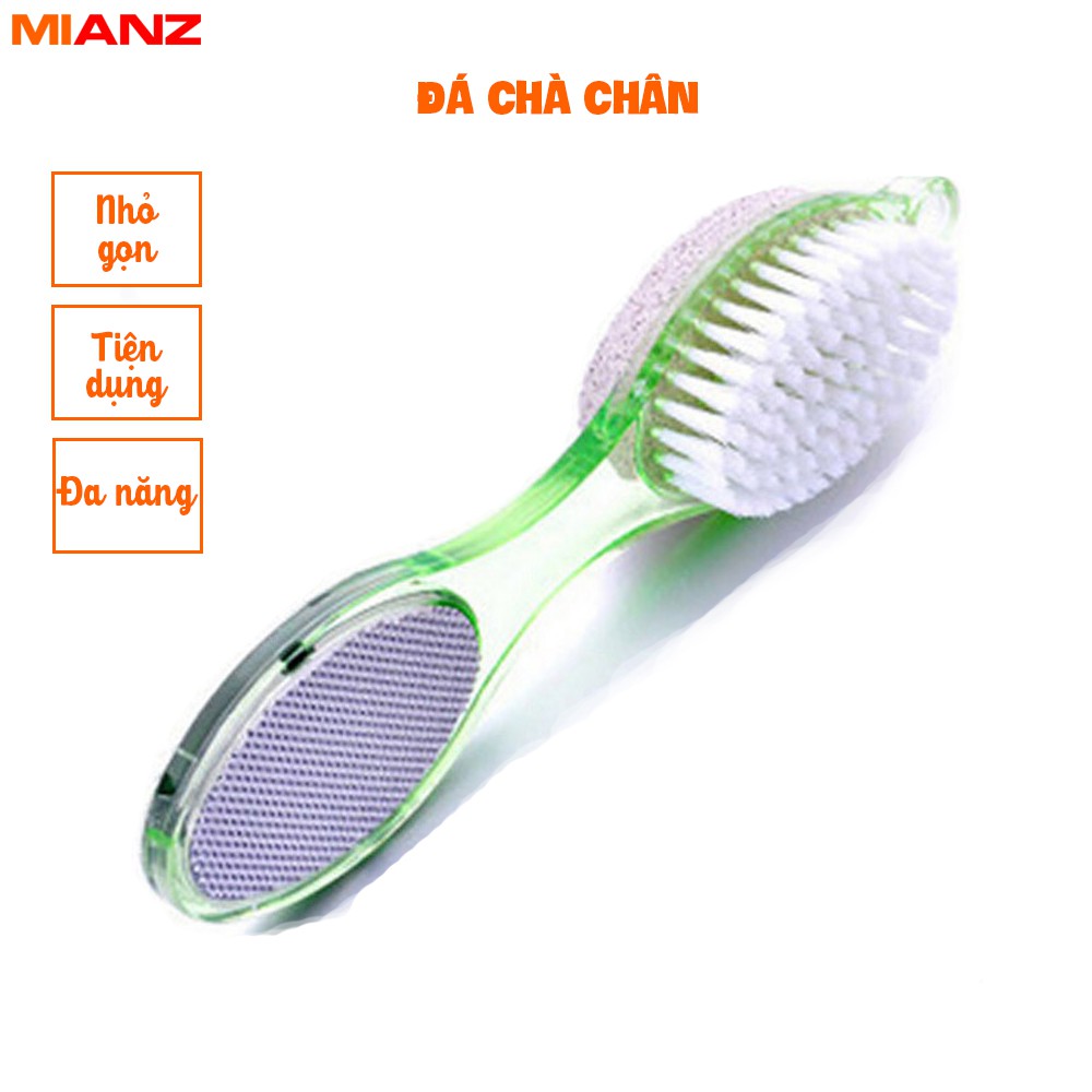 Đá chà chân bốn trong một loại bỏ da chết, bàn chải làm sạch đa năng -MIANZ STORE