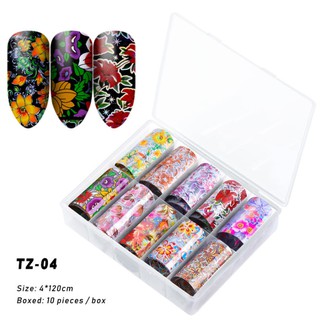 Foil dán móng TZ0236 (10 cuộn)