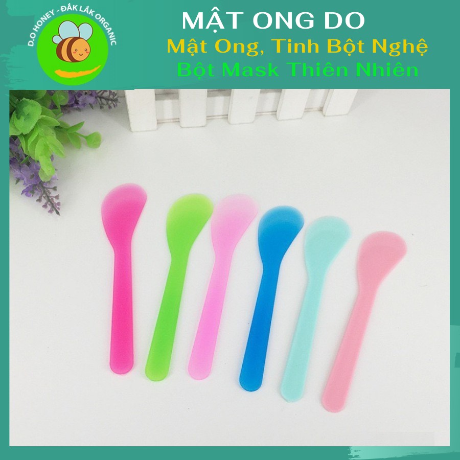 Que Nhựa Trộn Bột Và Đắp Mặt Nạ -  Muỗng Thìa Nhựa Trộn Mask Tiện Dụng